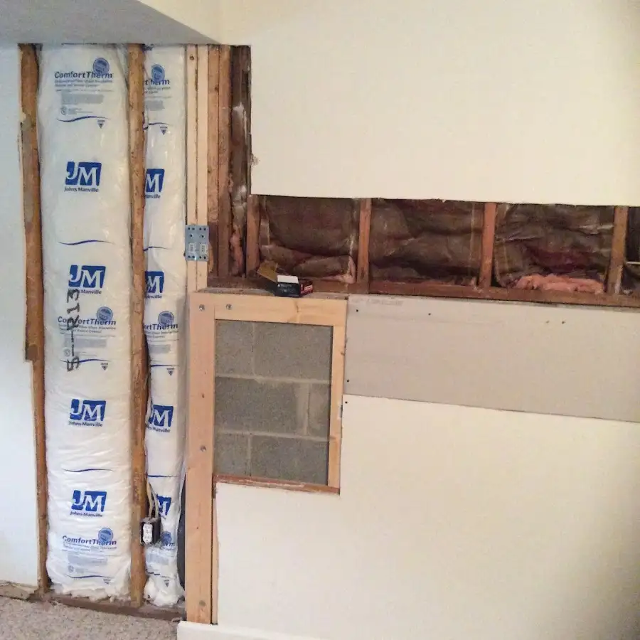 Wall insulation replacement during Contents Cleaning & Restoration in Patterson
